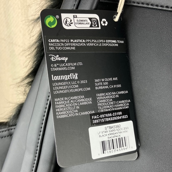 Loungefly Disney Star Wars Krrsantan Mini Backpack - Picture 9 of 16